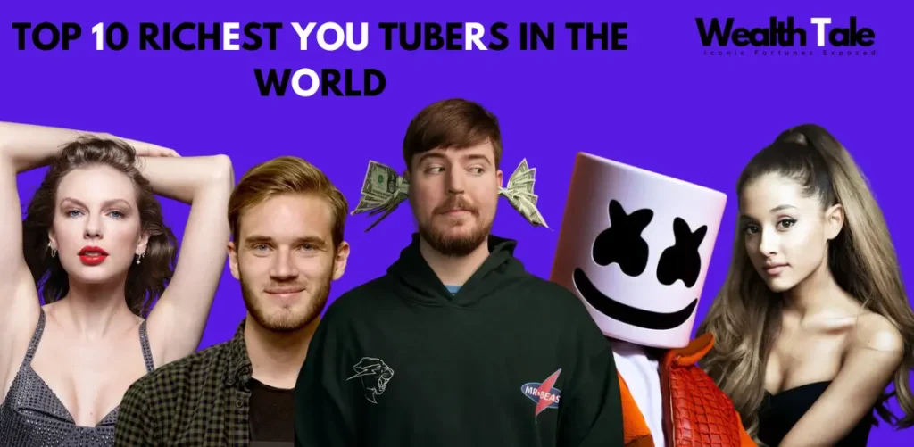 Top 10 richest Youtubers in the world